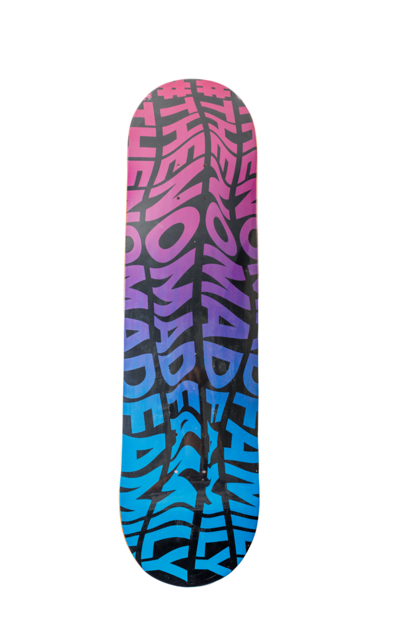 Nomad Psychedelic Hashtag Black 8.25″ Skateboard Deck – High-Performance Deck