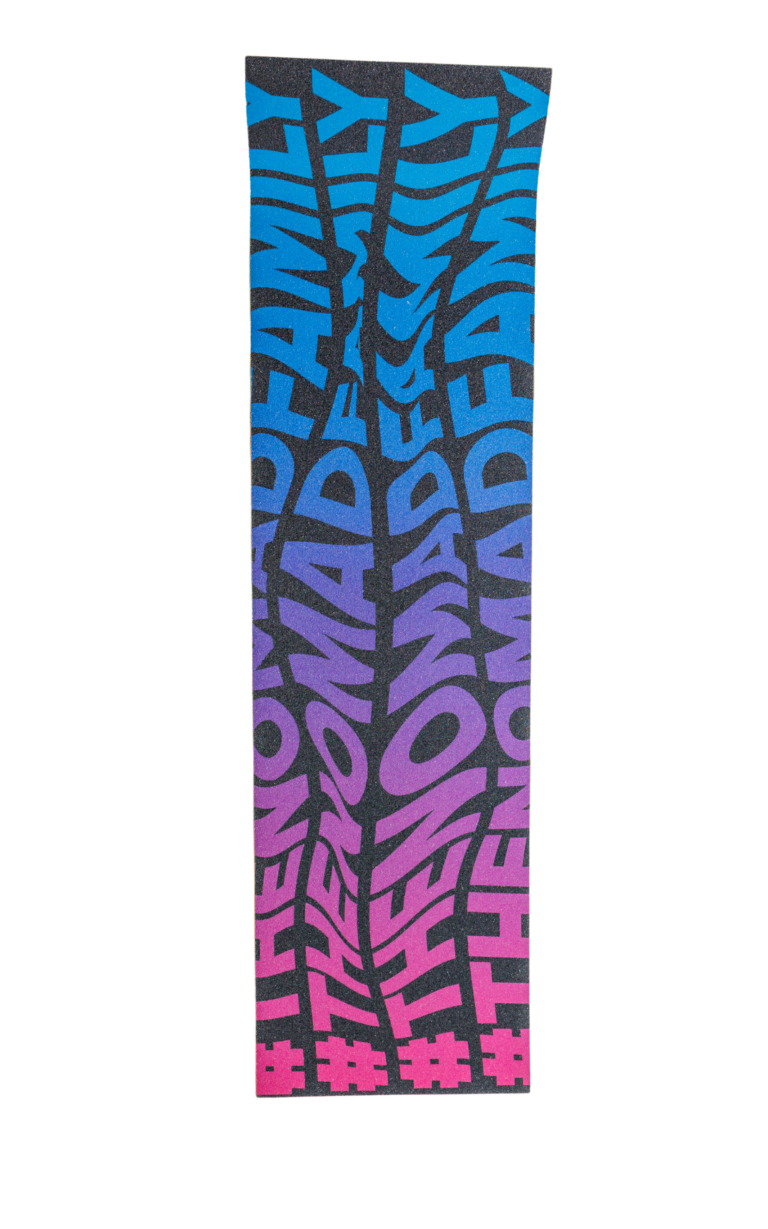 Nomad Psicodelic Black Griptape – 9″x33″ | Bold Design, Maximum Grip