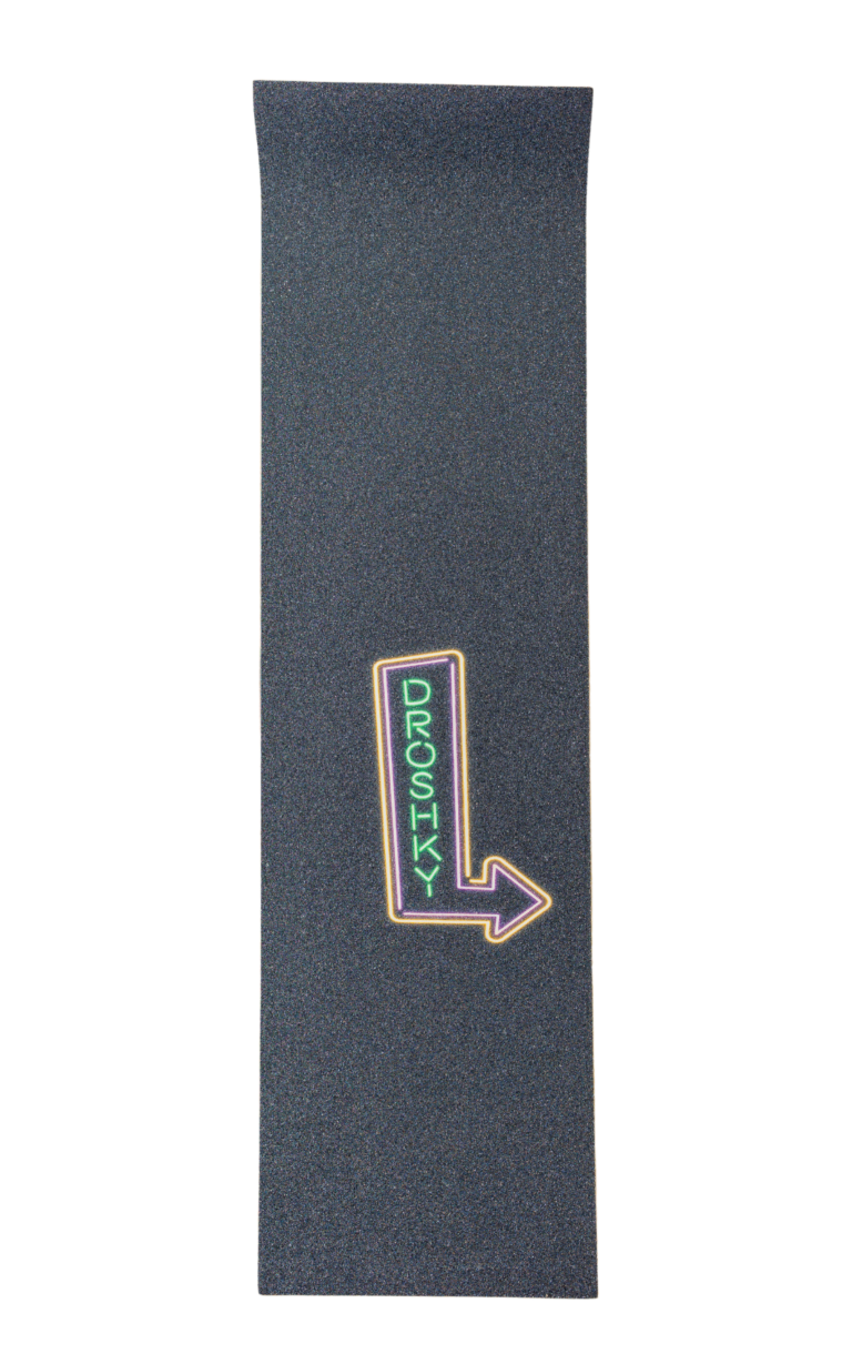 Droshky Neon Series Enter Here Griptape – 9″x33″ | High-Traction Skateboard Grip