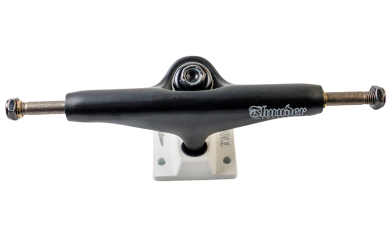 Thunder ONYX Matte Black 148 Skateboard Trucks – Lightweight & Durable