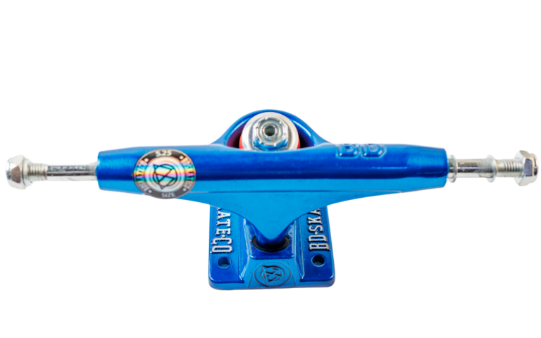 BDSkateCo Glossy Blue 5.25 Light Skateboard Trucks – Lightweight & Durable