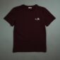 maroon t shirt هبّة (white arabic logo)